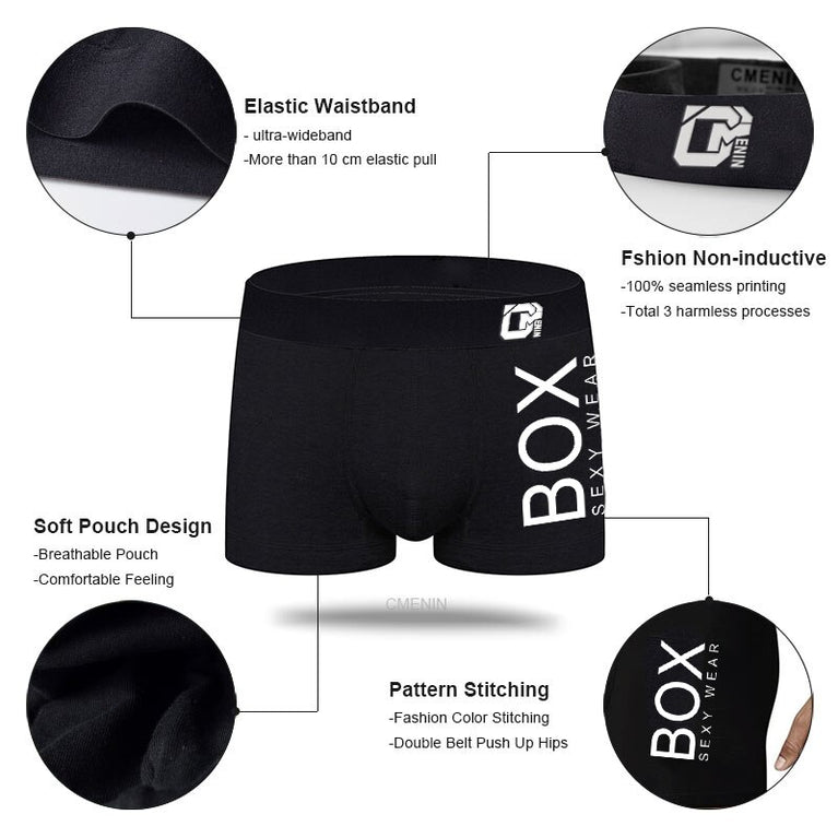 Moderner 4er Herren Boxershorts Set