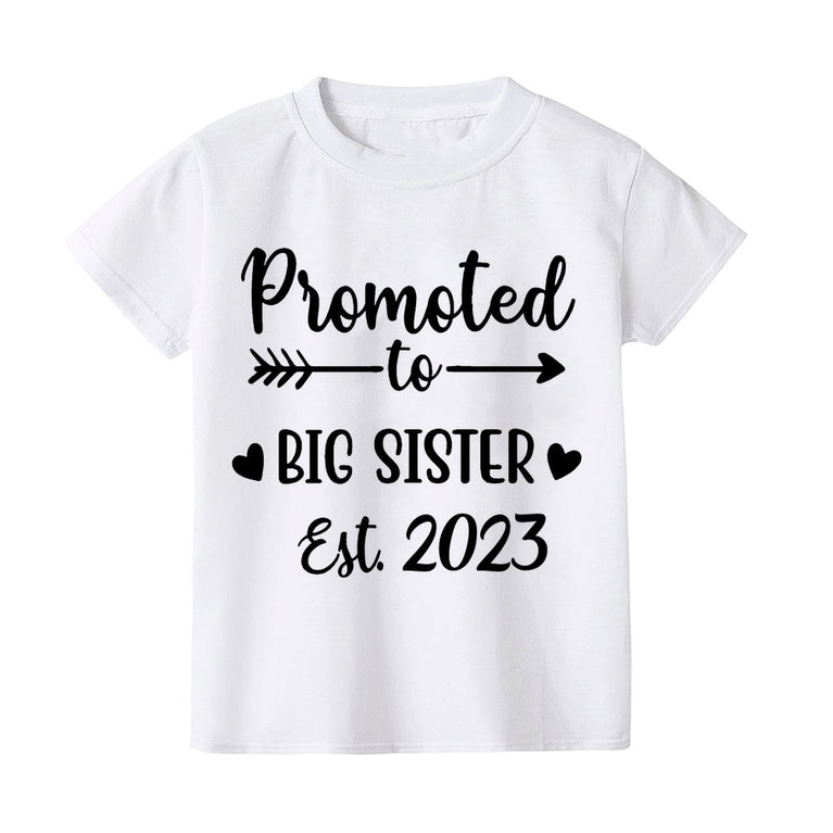 Big Sister/Bruder 2023 T-Shirt für Kinder