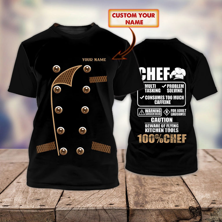 Casual Master Chef All Over T-Shirt für Herren