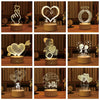 Romantische Liebe 3D-Acryl-LED-Lampe für Zuhause