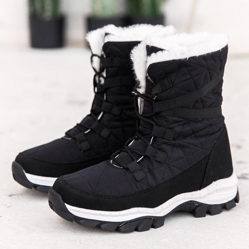 Rutschfeste Damen Winter Schneestiefel