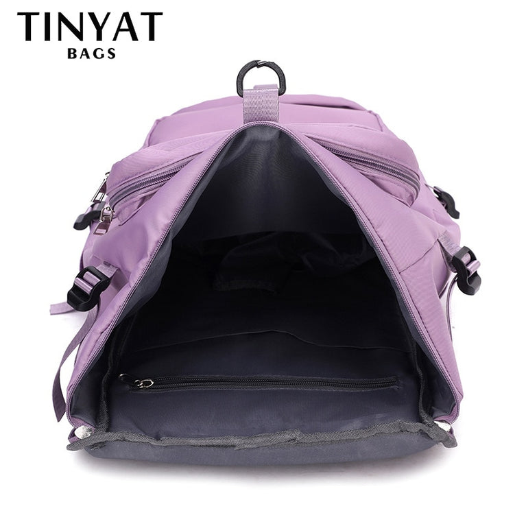 TINYAT Damen Rucksack mit großen Volumen