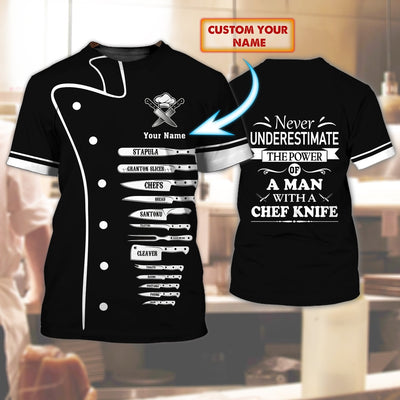 Casual Master Chef All Over T-Shirt für Herren