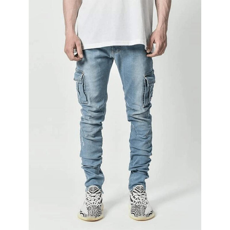 Casual Denim Röhrenjeans für Herren