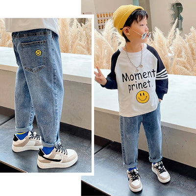 Jungen Slim Jeans , ein echter Hingucker