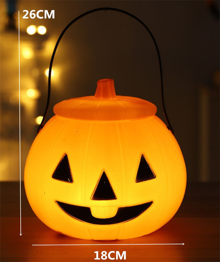 Halloween LED-Leuchten Horror Totenkopf Kerze