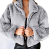 Kurze Damen Teddyjacke