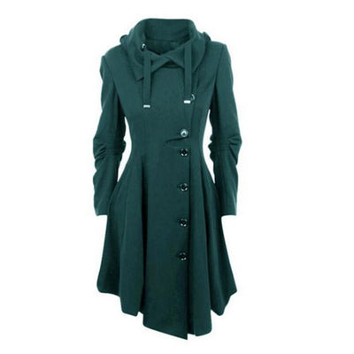 Gothic Trenchcoat Mantel für Damen