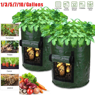 12 Gallonen DIY Kartoffelpflanzer Pflanzbehälter Tasche Gemüsegarten Jardineria verdicken Gartentopf Pflanzbeutel