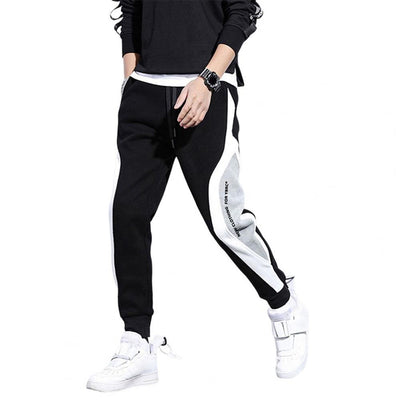 Neue Herren Jogger mit Farbblock