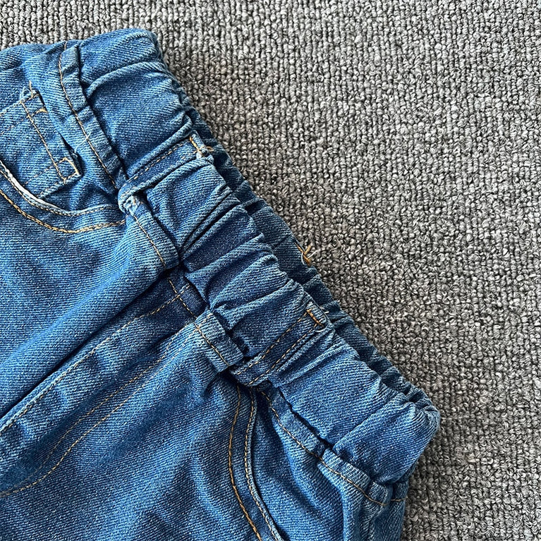 2022 Kinder Jeans - Jungen , mit Extremwash (Zerrissen) Effekt