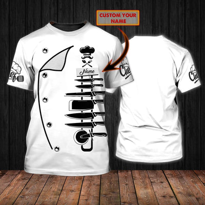 Casual Master Chef All Over T-Shirt für Herren