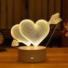 Liebe USB 3D Led Nachtlicht Valentinstag Geschenk