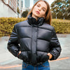 Damen PU Lederjacke