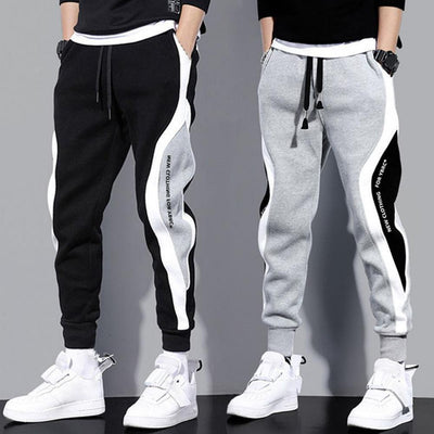 Neue Herren Jogger mit Farbblock