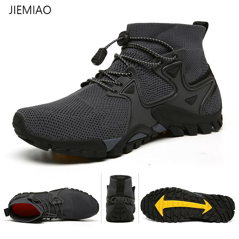 JIEMIAO Trekking Wanderschuhe für Männer und Frauen