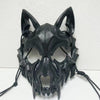 Lustige Halloween Halbgesicht Maske