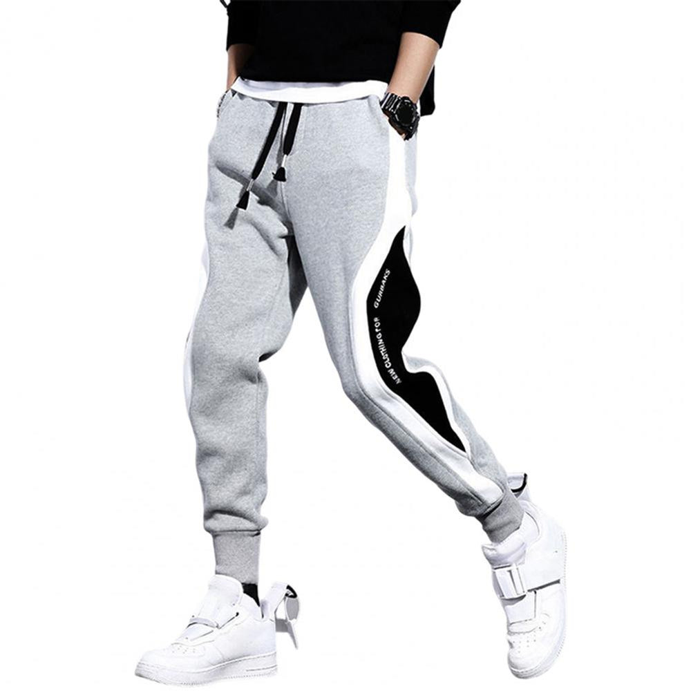 Neue Herren Jogger mit Farbblock