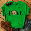 Love Print T-Shirt für Damen