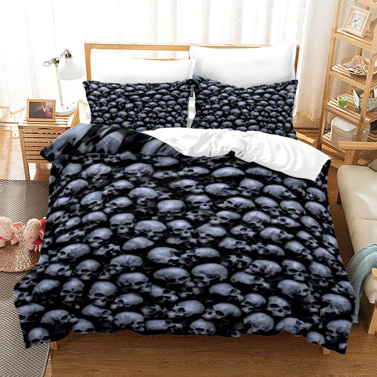 Totenkopf Bettbezug King/Queen Size