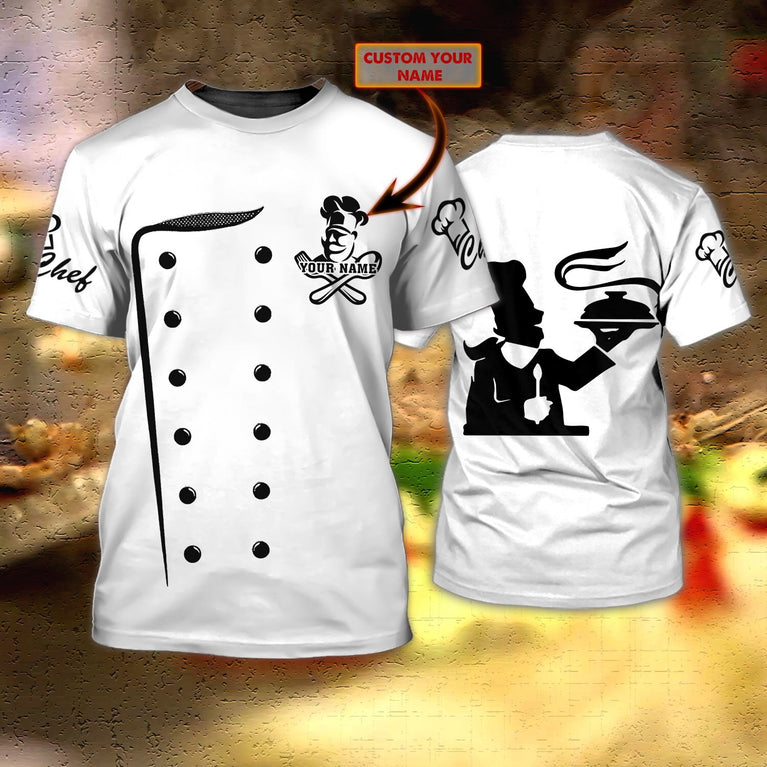 Casual Master Chef All Over T-Shirt für Herren