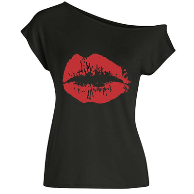 One ShoulderDamen T-Shirt