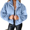 Kurze Damen Teddyjacke