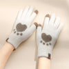 Süsse Cat Paw Printing Damen Handschuhe