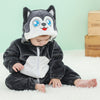 Tierisches Baby Strampler Overall mit Kapuze