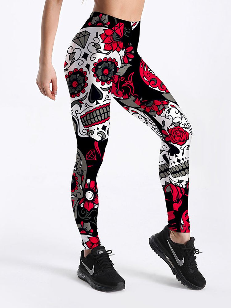 Cartoon Damen Leggings in verschiedenen Motiven