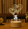 Liebe USB 3D Led Nachtlicht Valentinstag Geschenk