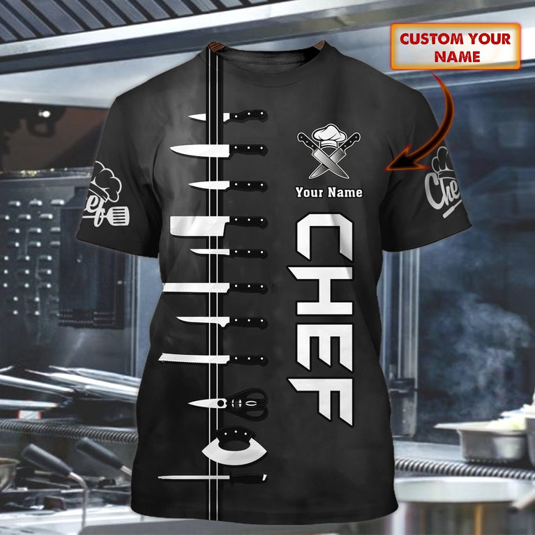 Casual Master Chef All Over T-Shirt für Herren