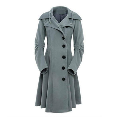 Gothic Trenchcoat Mantel für Damen