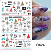 Winter Snowy Nails Art Design