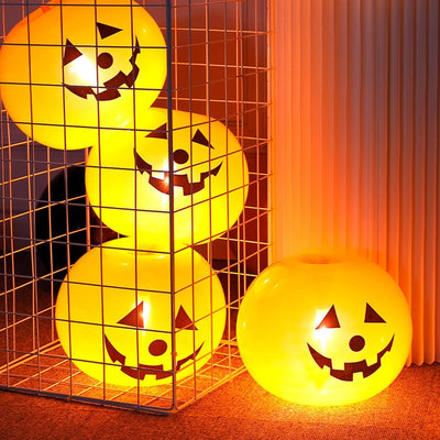 Halloween Ballon Kürbis Laterne LED Beleuchtung