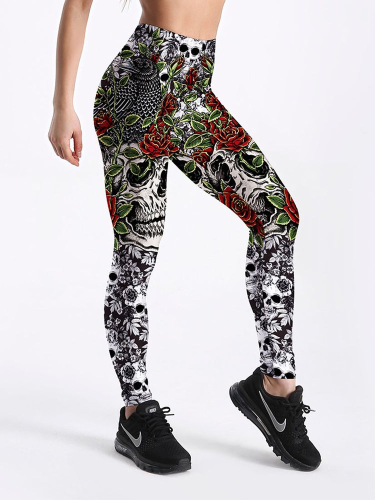 Cartoon Damen Leggings in verschiedenen Motiven