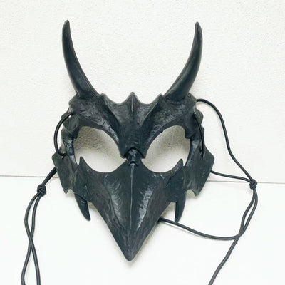 Lustige Halloween Halbgesicht Maske