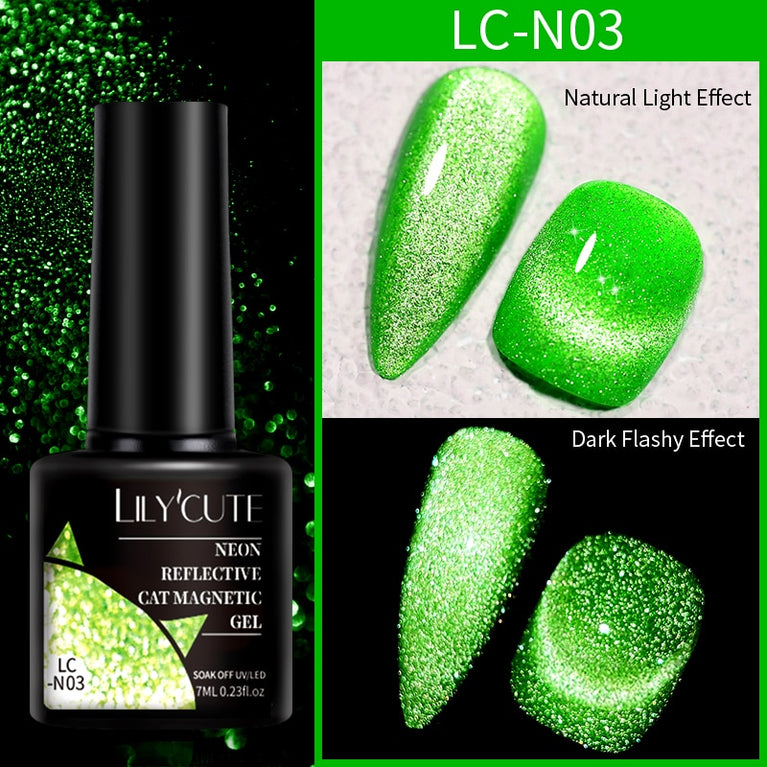 LILYCUTE 7ml 9D Cat Magnetic Gel Nagellack