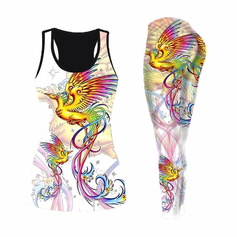 3D Fire Phoenix Outfit für Damen XS-8XL in verschiedenen Varianten