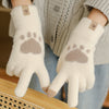 Süsse Cat Paw Printing Damen Handschuhe