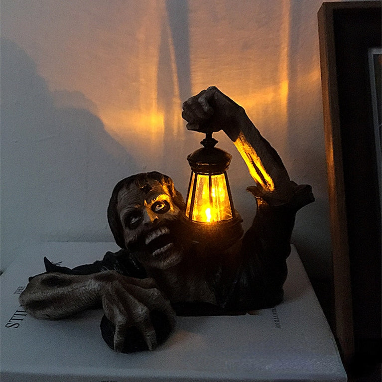 Horror Zombie Laterne Halloween Ornamente aus Harz