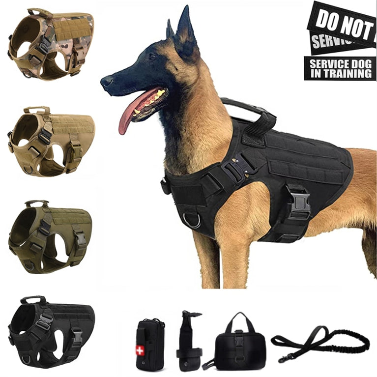 K9 Tactical Military Tactical Training Hundegeschirr und Leine für alle Hunderassen