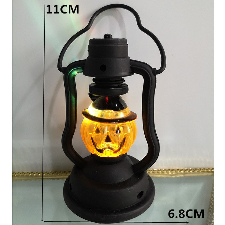 Halloween LED-Leuchten Horror Totenkopf Kerze