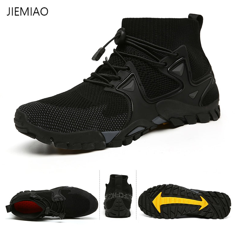 JIEMIAO Trekking Wanderschuhe für Männer und Frauen