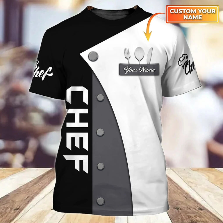 Casual Master Chef All Over T-Shirt für Herren