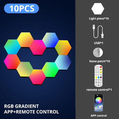 RGB Bluetooth LED Hexagon Licht