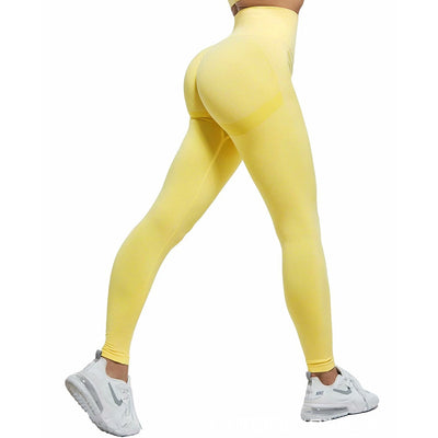 High Waist Seamless Push Up Damen Leggins