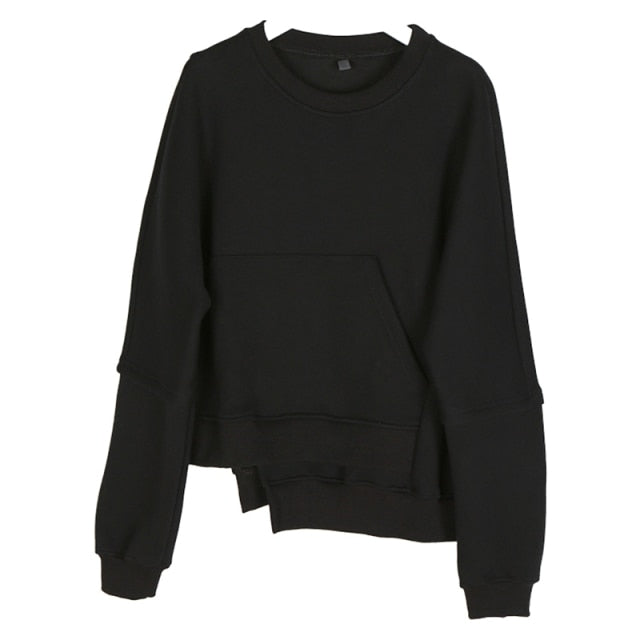 Damen Sweatshirt mit witzigem Schnitt