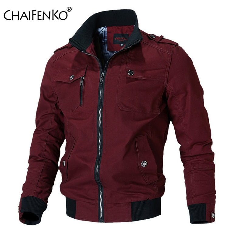 Schicke Herren Jacke mit mehreren Taschen