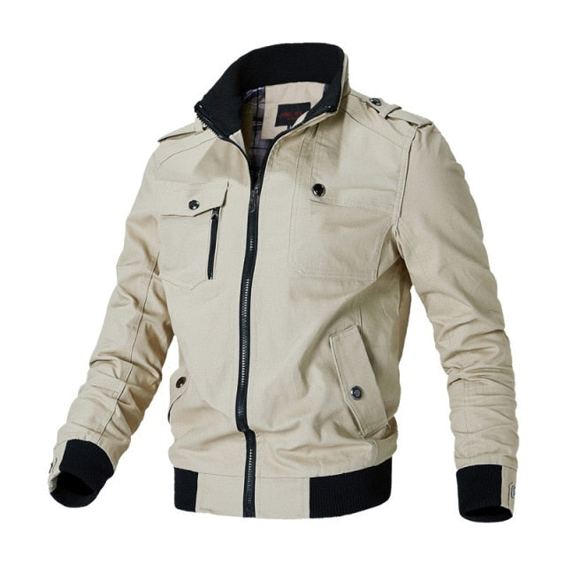 Schicke Herren Jacke mit mehreren Taschen